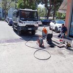 Intervento di disostruzione in area urbana